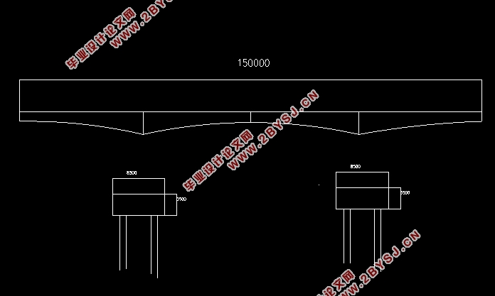 阳新某大跨径桥梁结构设计及计算(40m+70m+40m)(含CAD图)