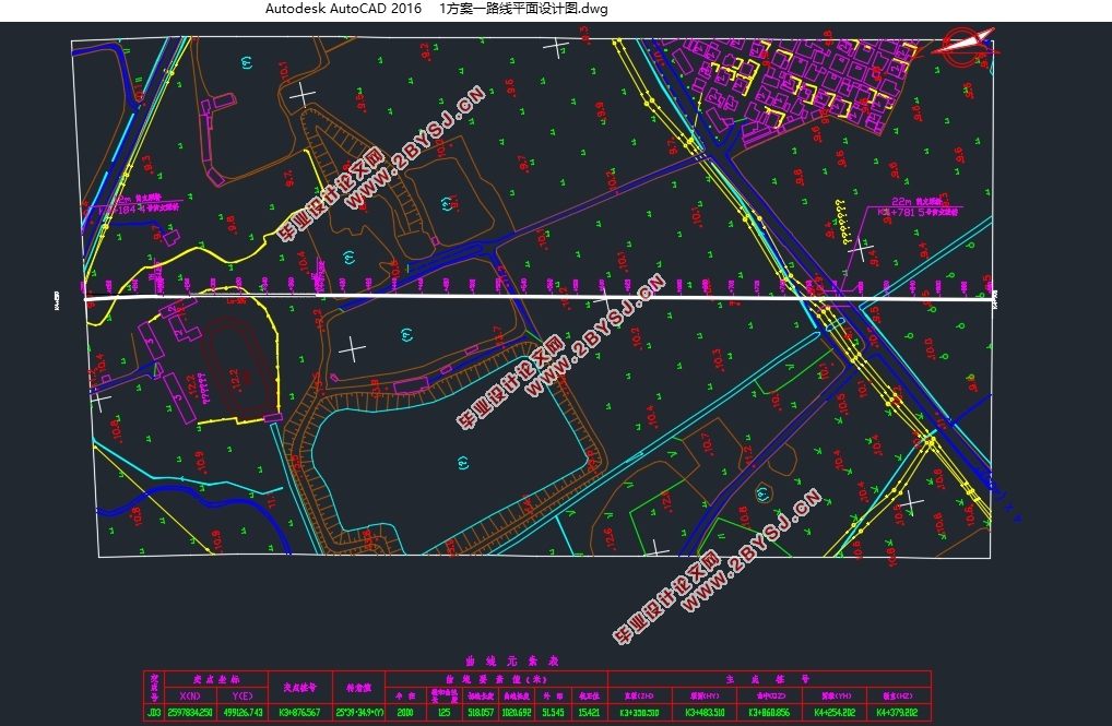 广东某公路S1段设计(含CAD图)