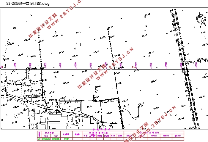 全长3.5km路基宽度28米四车道高速公路某段设计