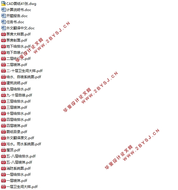 十层15200平米某大学科技园研发楼给排水设计(含CAD建筑图给排水图)