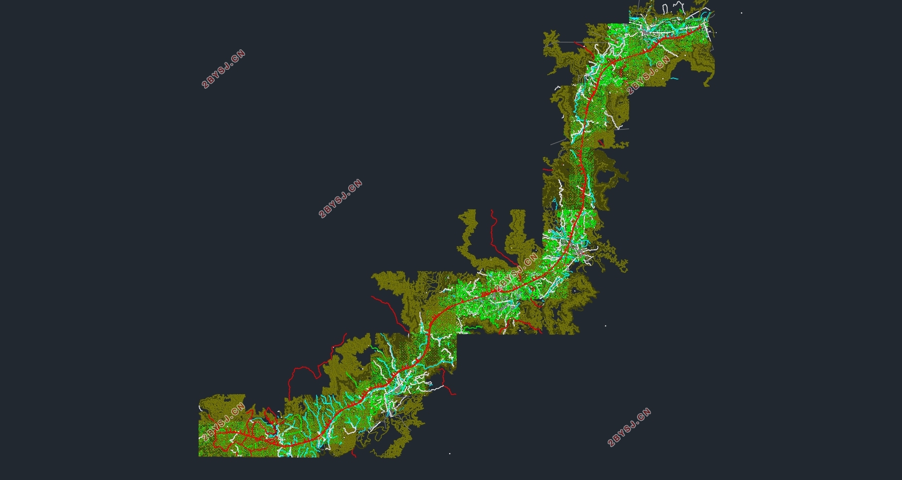 南厦高速路基路面综合设计K53+200-K54+600(含CAD图)