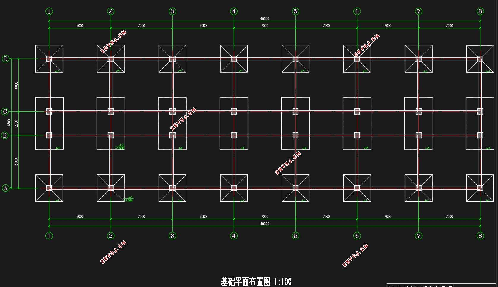四层2880平米常州某学院公寓楼设计(含CAD建筑结构图)