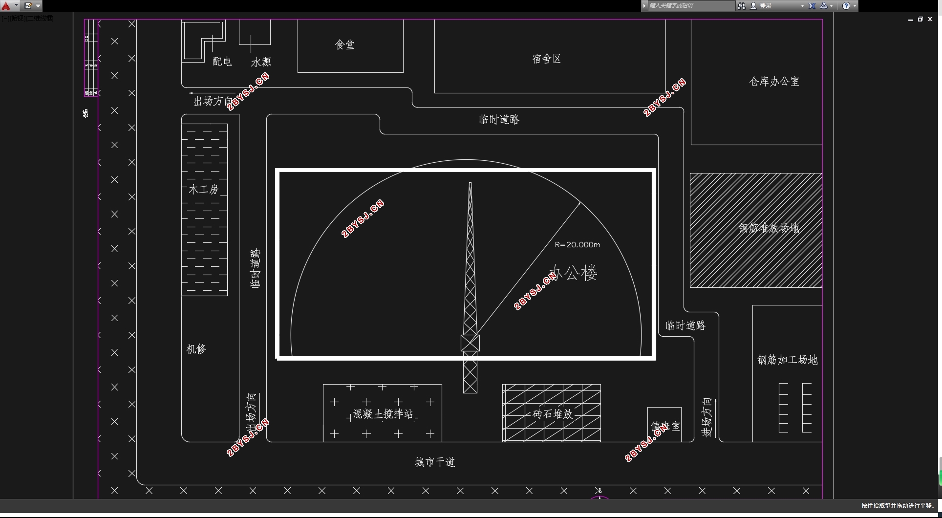 六层3960平米无锡某电器有限公司办公楼施工组织设计(含建筑结构图)
