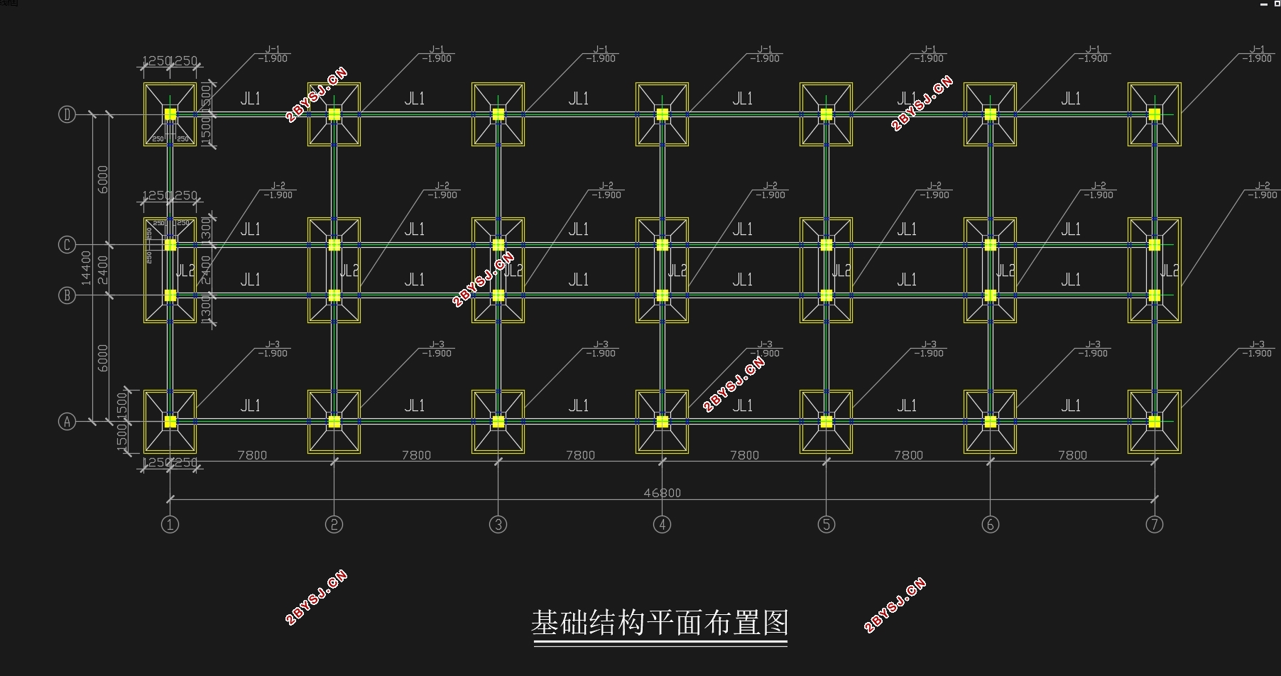 南京四层2696平米科技园职工宿舍楼设计(含建筑图结构图,施工组织)
