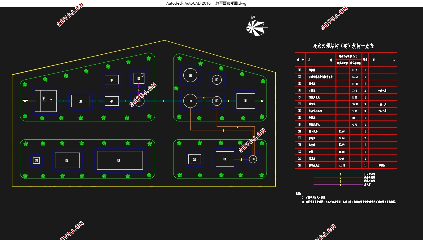 ��ά����������ˮ���̴������(��CADͼ)