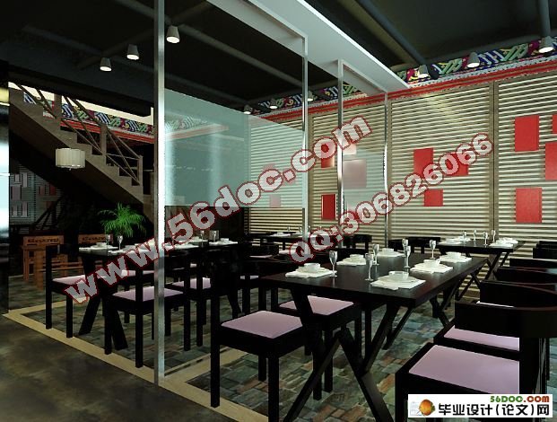 “湘西情”主题餐厅空间设计