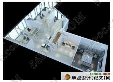 深圳丽湾国际公寓设计-对SOHO居住空间的设计尝试