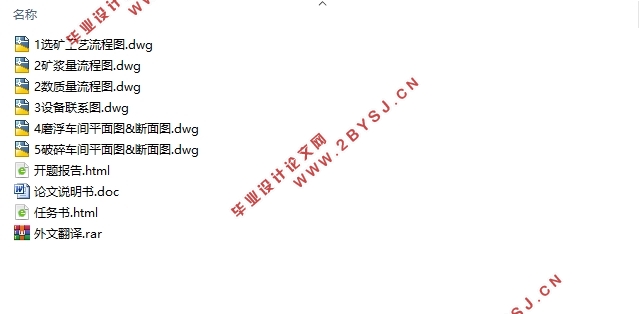 日处理500吨磷矿选矿厂工艺设计(含CAD图)