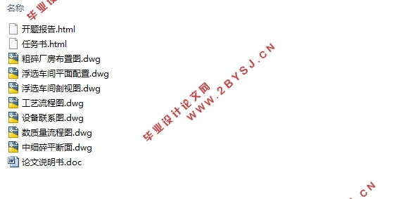 黄沙坪铅锌矿3250t/d选矿厂设计(含CAD图)