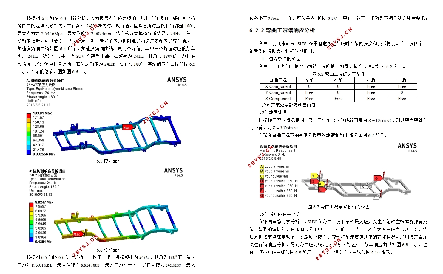 某型SUV底盘车架设计及其强度有限元分析(含CAD图)