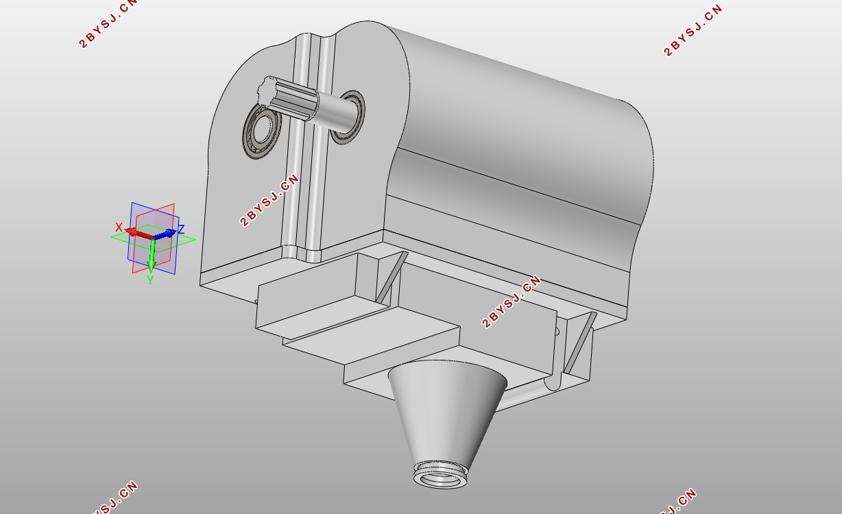 ĳ���ճ����嵵�ֶ����������(��SolidWorks��άͼ)