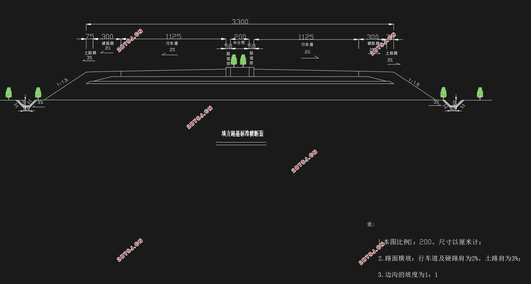 常州设计速度100km/h一级公路建设工程设计(含CAD图)