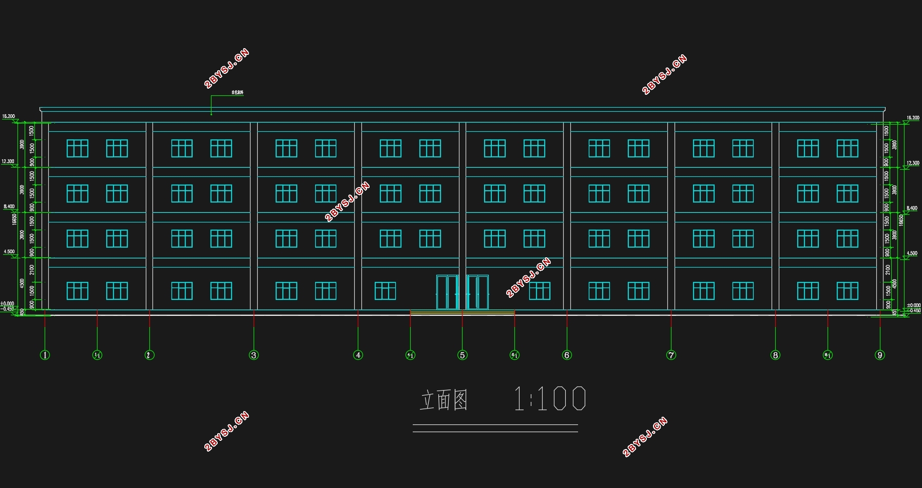 四层南京某区管委会办公楼施工组织设计(含建筑图结构图)