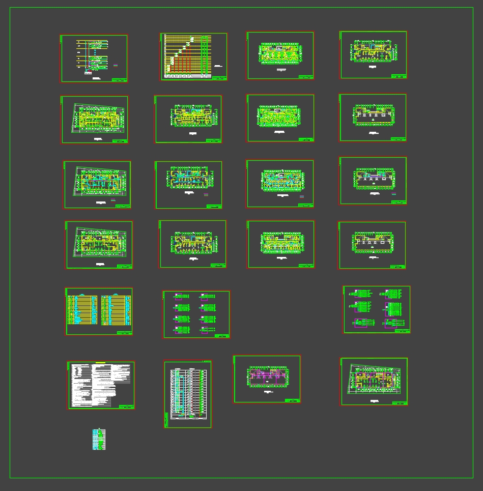 南京江宁某保障房电气设计(含CAD图)